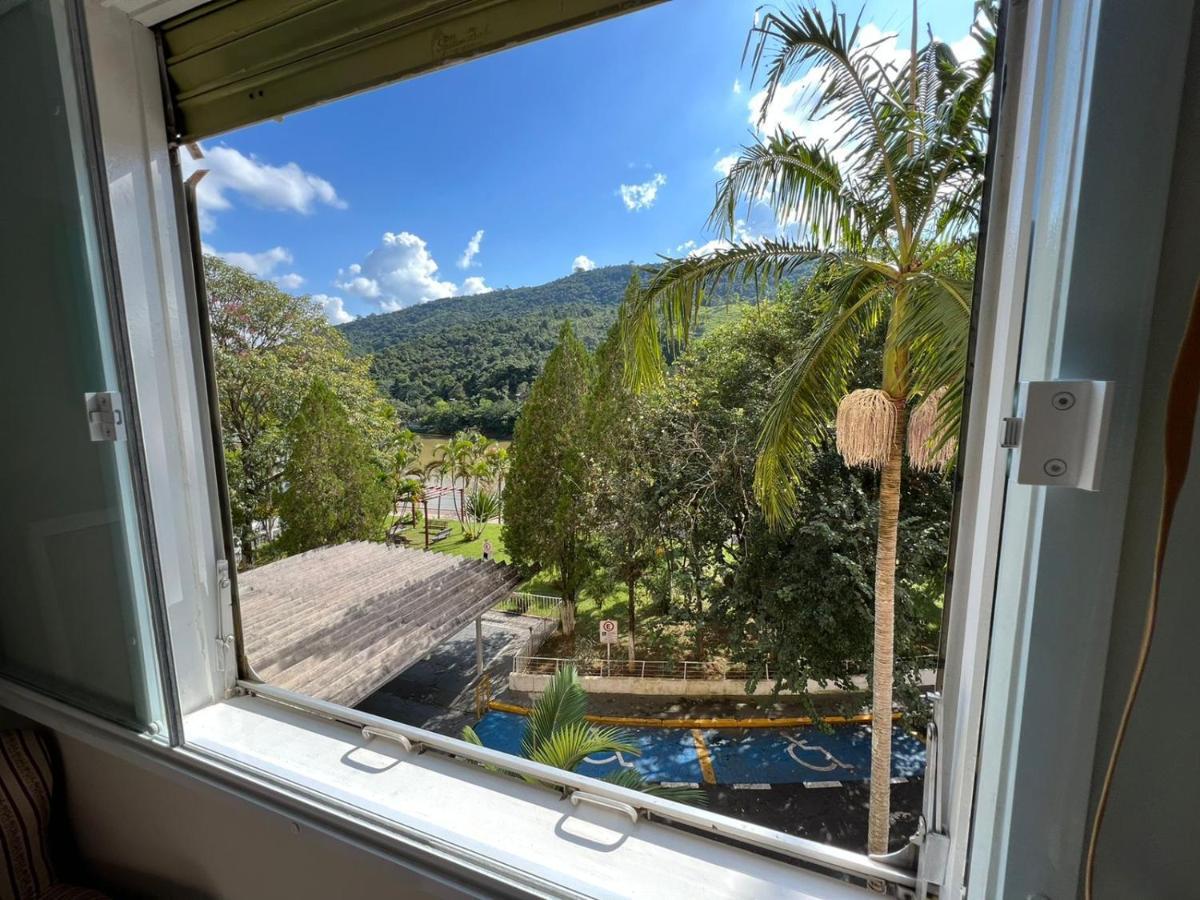 Agradavel Flat - Cavalinho Branco - Aguas De Lindoia Lejlighed Eksteriør billede